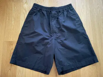 질 샌더 숏팬츠 하프 팬츠 코튼 네이비