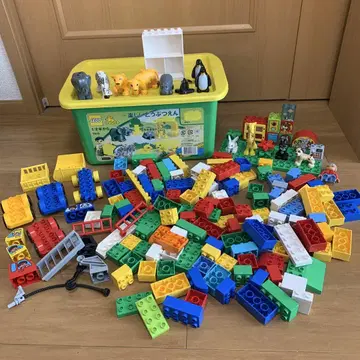 LEGO Duplo 듀플로 7618 즐거운 동물원 + 자동차 부품 포함