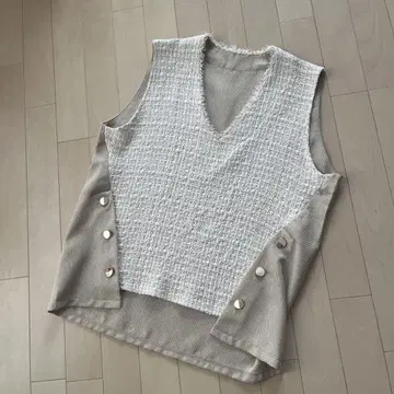 새상품급 제나 에스파스 메르베유 트위드 베스트