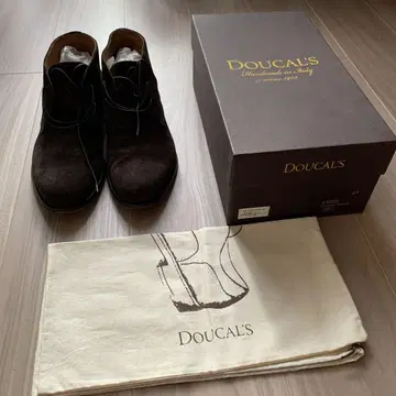 DOUCAL'S 모카 스웨이드 처카 부츠 41