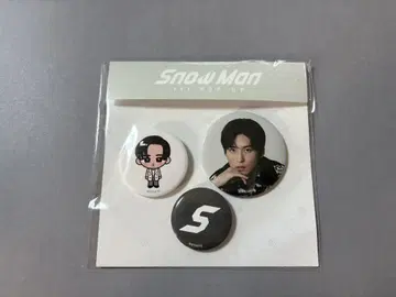 SnowMan 한국 캔뱃지 메구로 렌