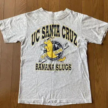 80s UC Santa Cruz 바나나 슬러그 T셔츠 펄프 픽션