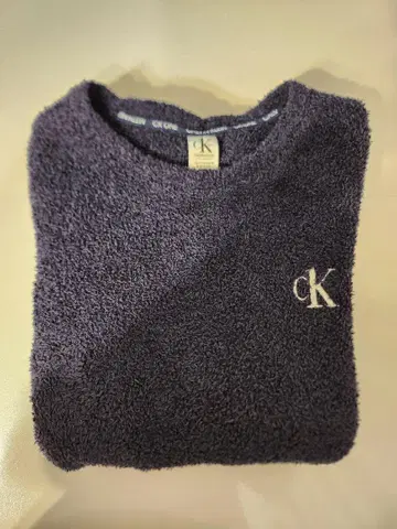 Calvin Klein 네이비 룸웨어 원피스 복슬복슬
