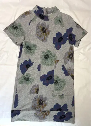 폴스미스 Paul Smith 꽃무늬 반팔 원피스 그레이 M 사이즈