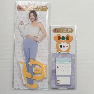 Twice 지효 아크릴 스탠드와 메모장 세트