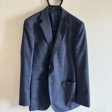 그린 라벨 릴랙싱 네이비 체크 자켓
