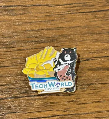 오사카 간사이 만박 TECH WORLD EXPO 2025 핀 배지