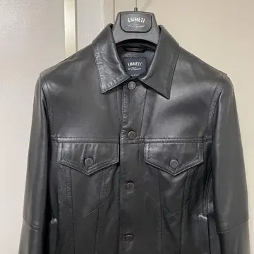 Size 42 EMMETI JACK 내퍼 실크 가죽 자켓
