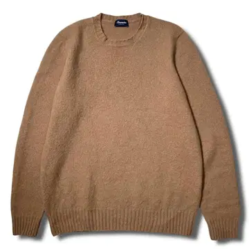 ITALY DRUMOHR 램스울 브러쉬드 스웨터 48 카멜