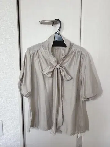 내추럴 뷰티 베이직 반팔 블라우스 M