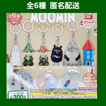 총 6종 MOOMIN 무민 메지루시 액세서리 2 가챠 피규어