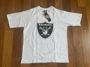 새상품 RAIDERS 화이트 T셔츠 NFL 로고