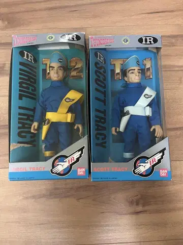 반다이 썬더버드 피규어 2체 세트 쇼와 레트로 빈티지