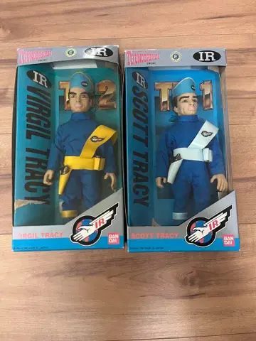 반다이 썬더버드 피규어 2체 세트 쇼와 레트로 빈티지