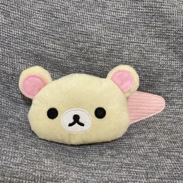 리락쿠마 곰 모양 헤어 클립