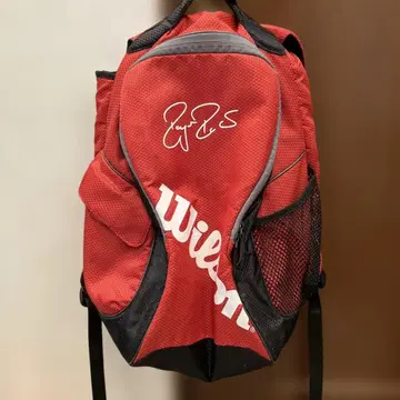 Wilson 테니스 라켓 백 빨간색