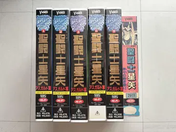세인트 세이야 VHS 아스가르드 편 TV 시리즈 영화 6권 세트
