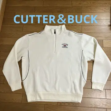 커터앤벅 남성용 골프 하프 지퍼 트레이닝복 LL