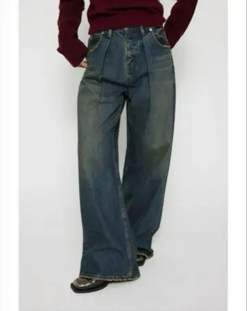 CLASSIC WASH TUCK 데님