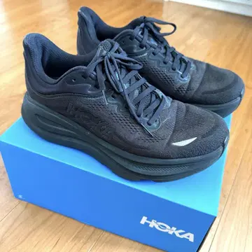 확실한 정품 HOKA bondai9 WIDE 26.5cm 42 블랙