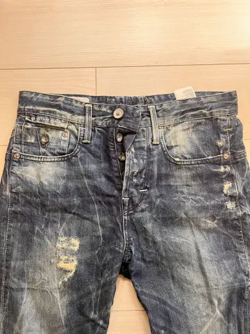 지스타 로우 3301 빈티지 가공 데님 팬츠