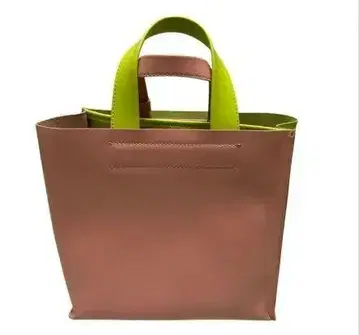 FURLA 그린과 핑크의 투톤 토트백
