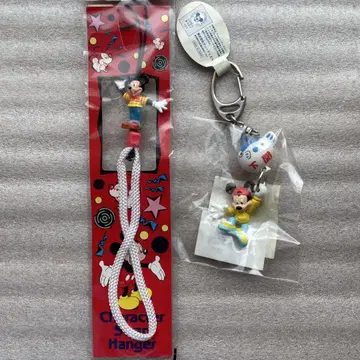 레트로 레어 희귀 미키 스트랩 시모노세키 Disney on TOUR