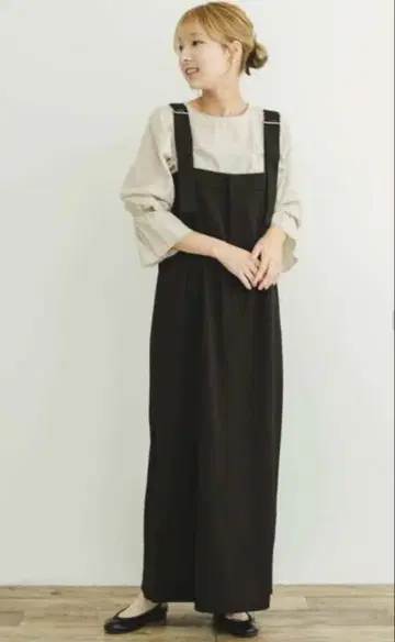 ITEMS URBANRESEARCH 스트라이프 상의 점프수트 세트