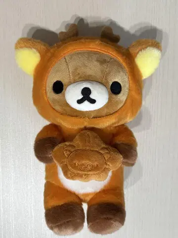 리락쿠마 찻집 미야지마 한정판 봉제 인형 리락쿠마
