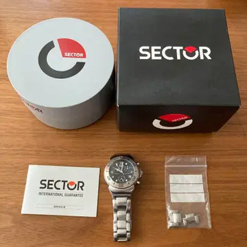 SECTOR 크로노그래프 손목시계 100m 방수 레트로