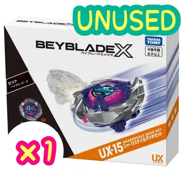 베이블레이드 X UX-15 4-50UF 부품 샤크 스케일 데크 세트