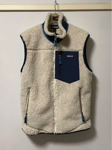 patagonia 남성용 클래식 레트로X 플리스 베스트 M 내추럴