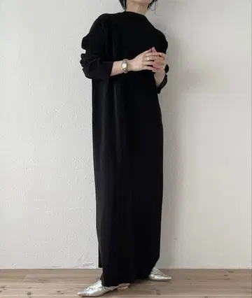 wee9s 데일리 데일리 슈퍼 스트레치 플리츠 원피스