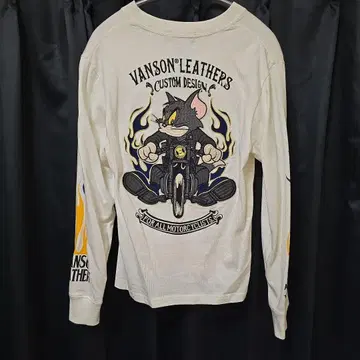 VANSON LEATHERS TOM AND JERRY 긴팔 티셔츠