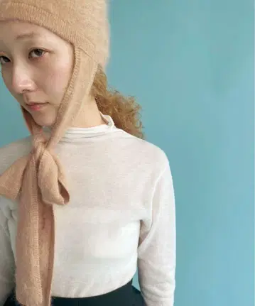 새상품 [ LISA YANG ] Brushed Tied Hood 브라운