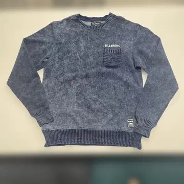 BILLABONG 데님색 크루넥 트레이닝복