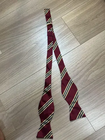 Brooks Brothers 보타이 나비 넥타이 버건디
