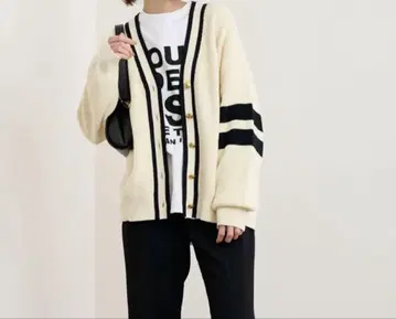 즉시 배송 프레임워크 라인 골지 니트 가디건