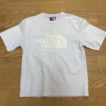 THE NORTH FACE 화이트 (크림색) T셔츠 L사이즈