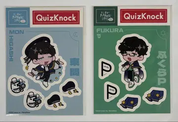 QuizKnock TDC2025 스티커 시트 후쿠라P 토이토이