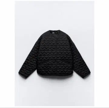[ 새상품급 ] ZARA 하트 퀼팅 자켓