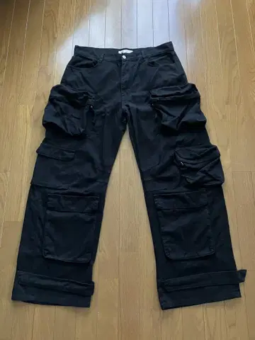 ZARA UTILITY 카고 팬츠 블랙