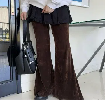 kastane 벨로아 튤 팬츠
