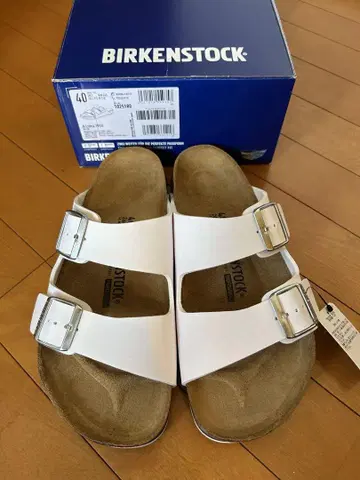 론 헤르만 BIRKENSTOCK 콜라보 화이트 샌들 40 택 포함