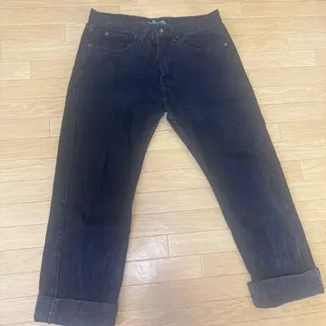 Lee 블랙 스트레이트 데님