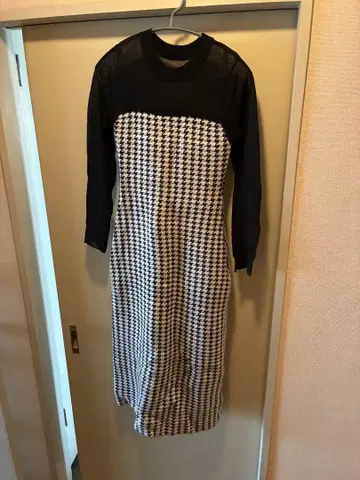 eimy istoire 하운드 투스 니트 원피스
