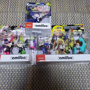 Splatoon amiibo 피규어 6체 세트