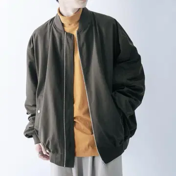 [ 미사용품 완판템 ] epnok 차콜 그레이 MA-1 플라이트 자켓