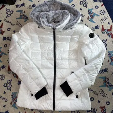 NAUTICA 후드 부착 다운 자켓 화이트