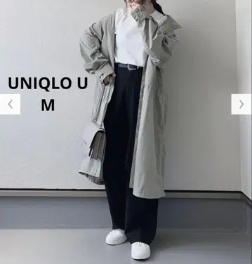 UNIQLOU 라이트 웨이트 코트 아우터 나일론